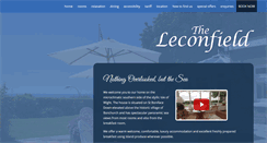Desktop Screenshot of leconfieldhotel.com
